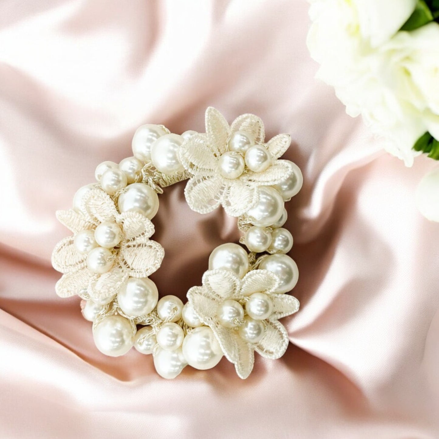 Lace Bloom Hair Tie 1