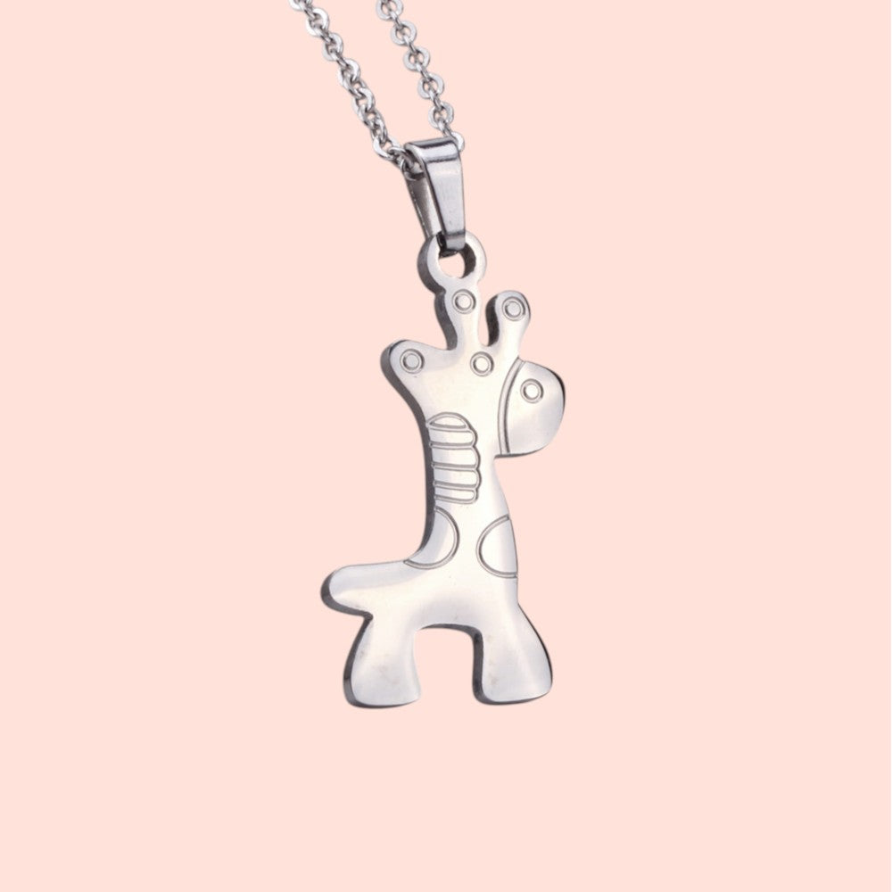 Little Giraffe Necklace and Earrings Set 2
