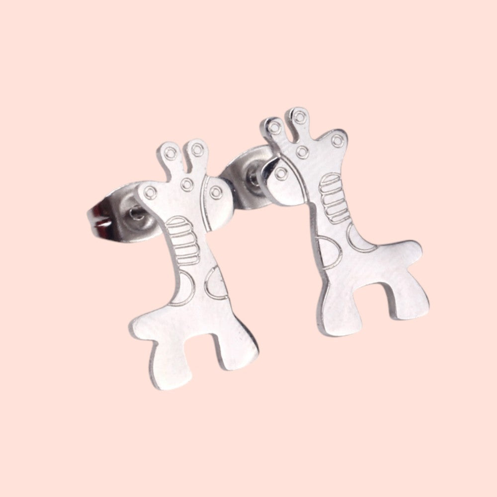 Little Giraffe Necklace and Earrings Set 3