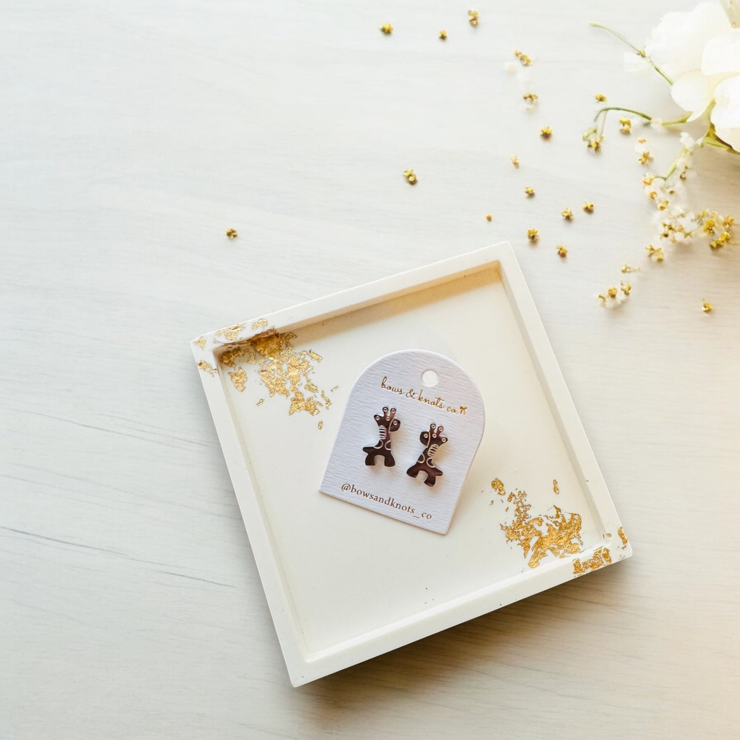 Little Giraffe Necklace and Earrings Set 5