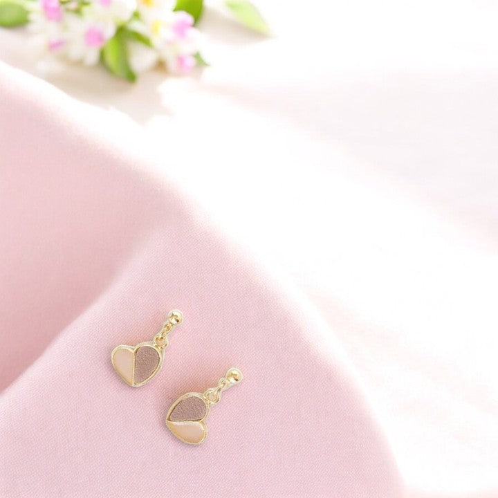 Love Drops Sweetheart Earrings Pink 3