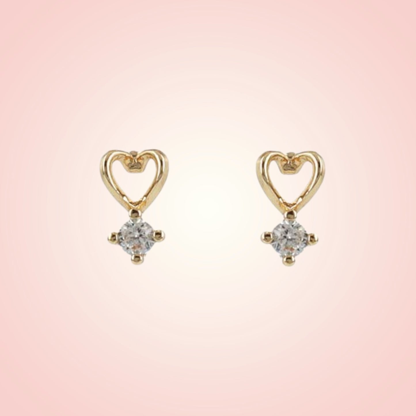 Love Zirconia Studs 3