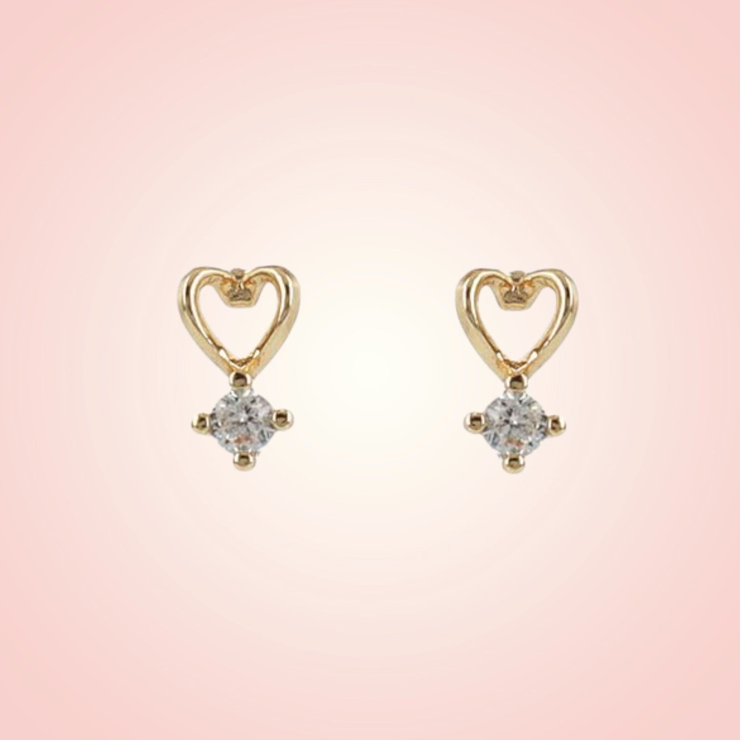Love Zirconia Studs 3