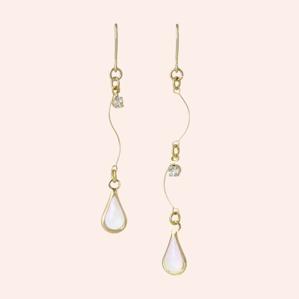 Luminous Teardrop Earrings 5