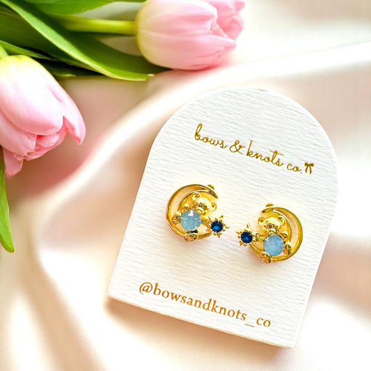Luna Teddy Stud Earrings 1