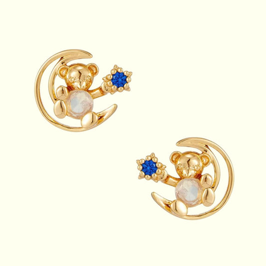 Luna Teddy Stud Earrings 2