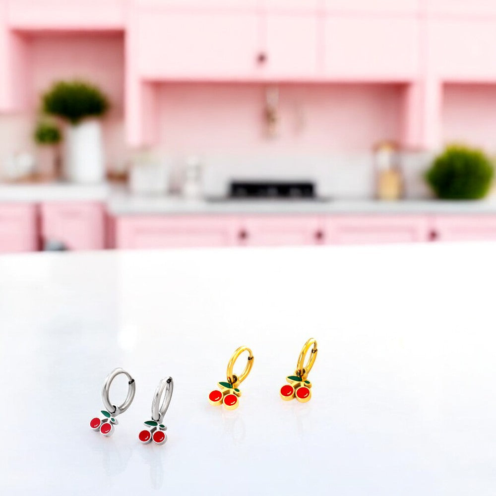 Lush Cherry Hoops 1