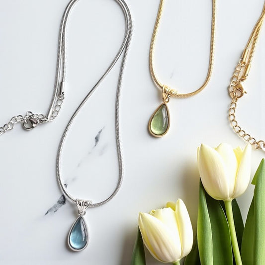 Lustre Drop Necklace 1