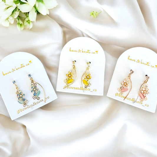 Lustrous Lily Earrings 1