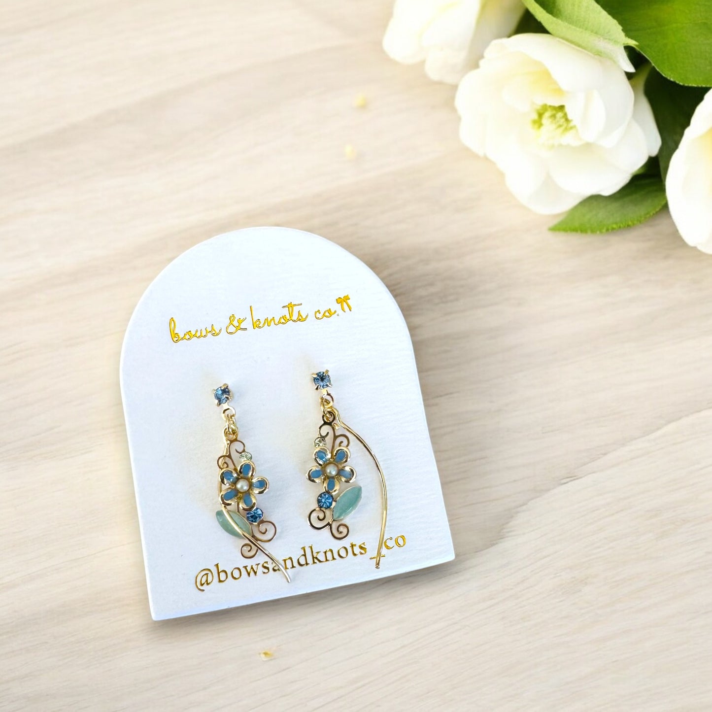Lustrous Lily Earrings 3