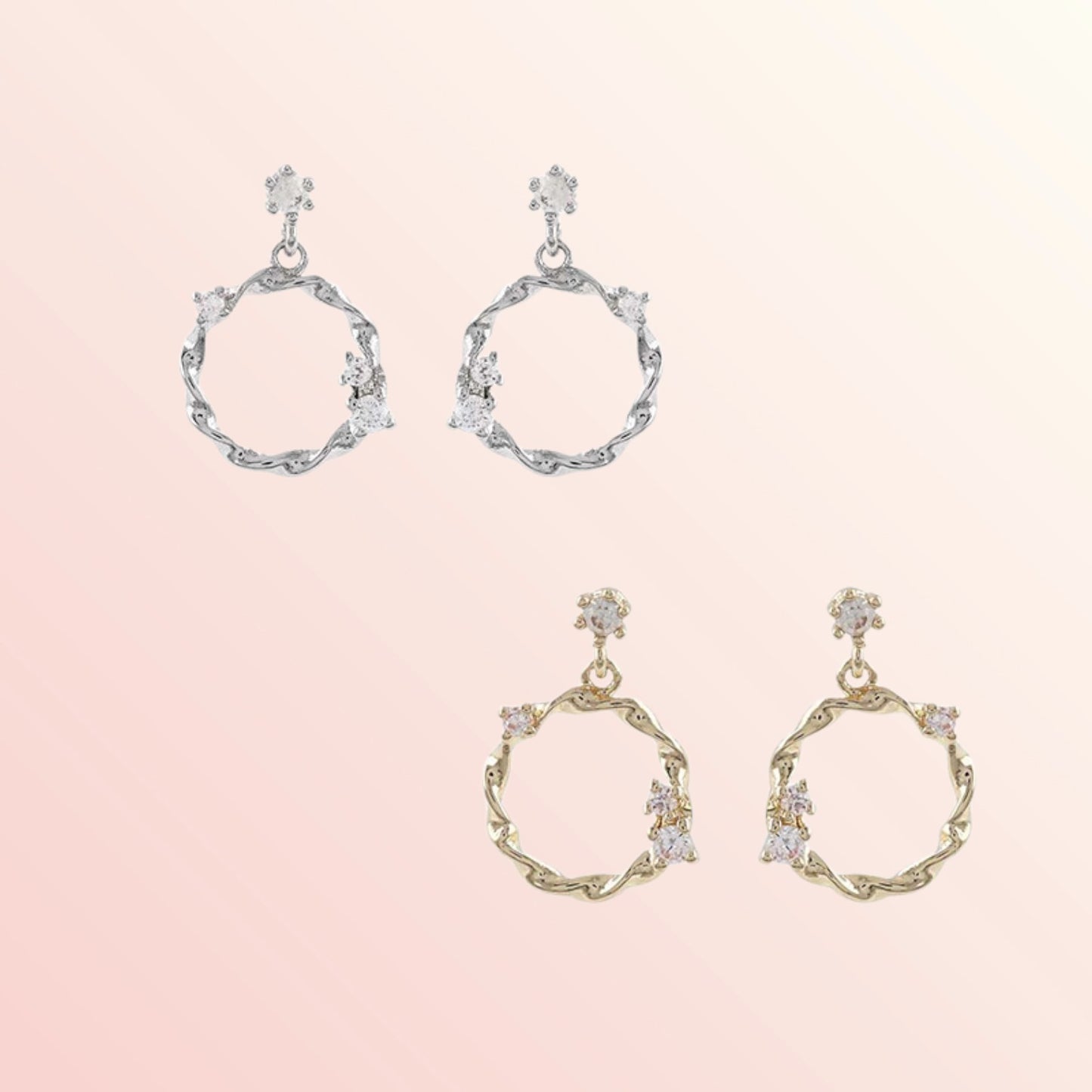 Lustrous Loop Earrings 1