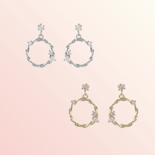 Lustrous Loop Earrings 1