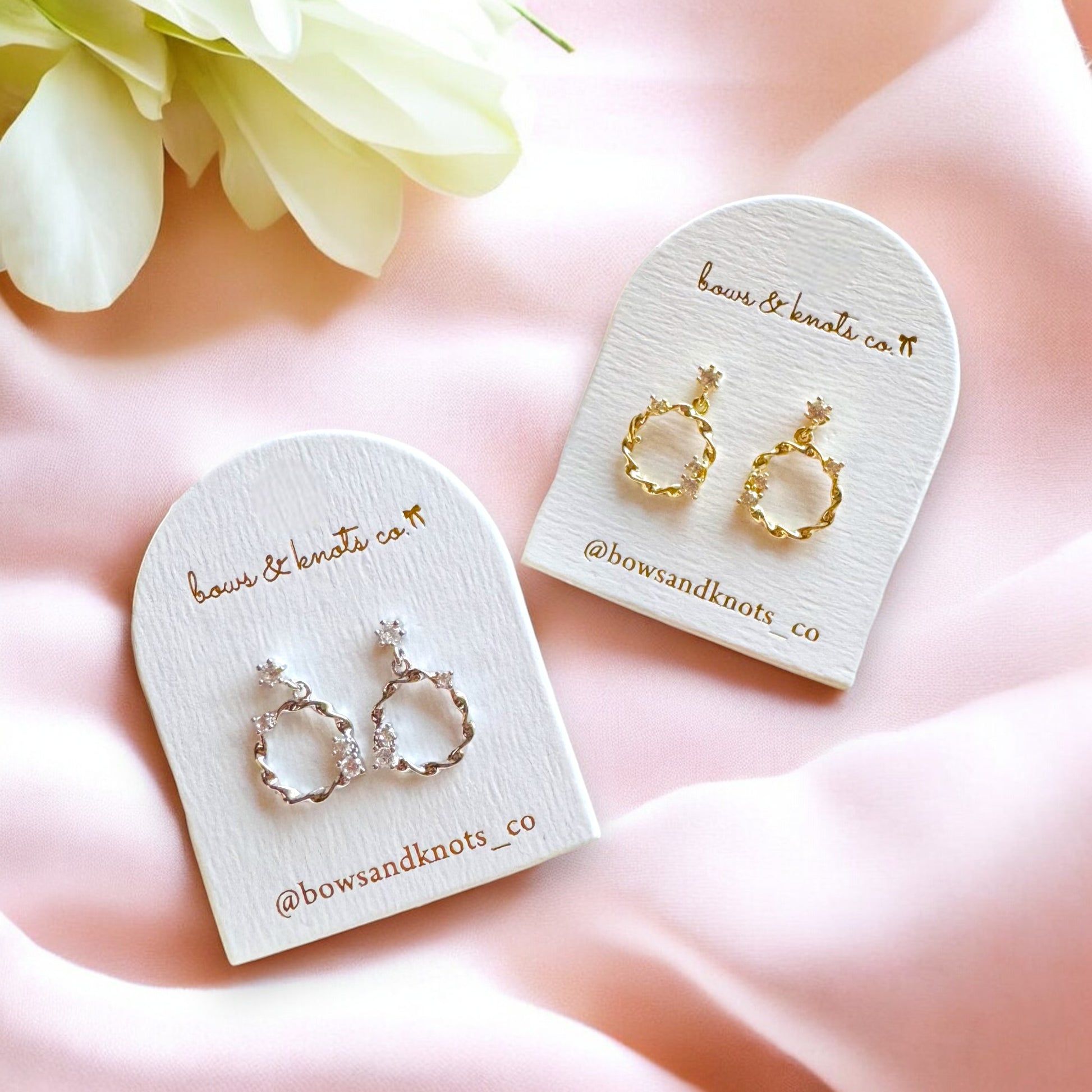 Lustrous Loop Earrings 3