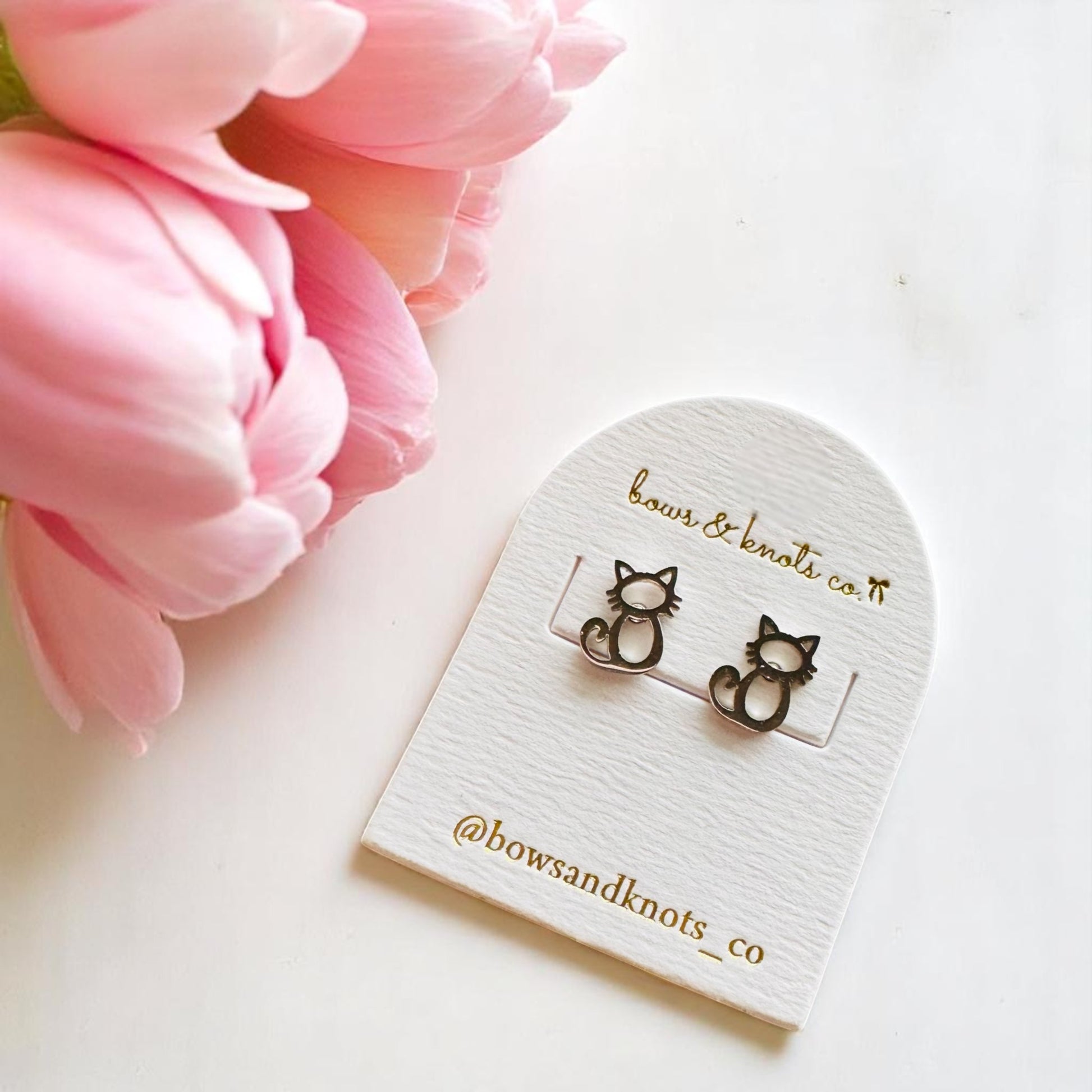 Meow and Paws Stud Earrings 3