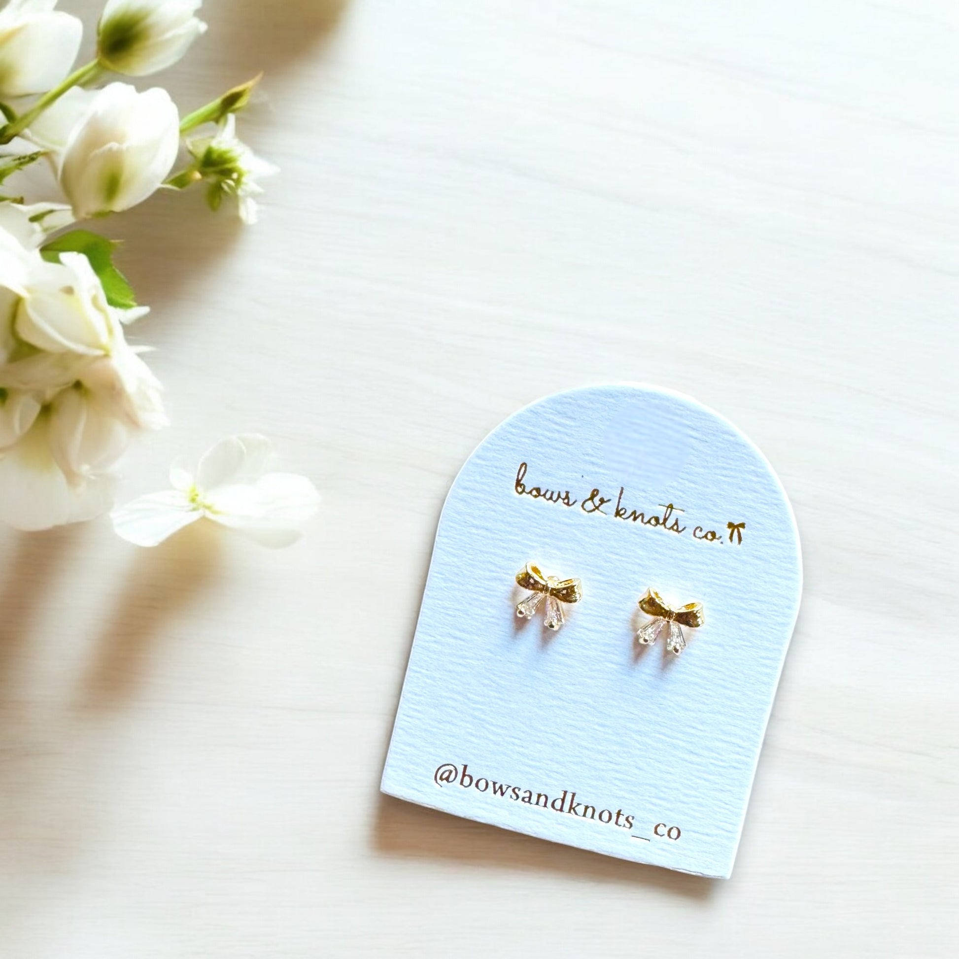 Mini Bow Studs 10