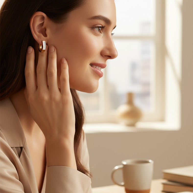 Monochrome Couture Hoops 4