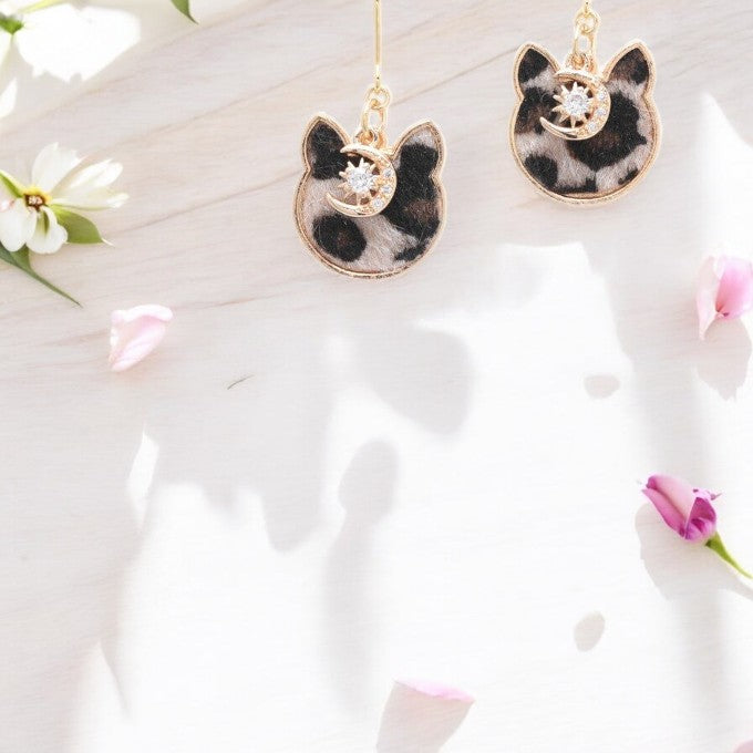 Mystic Moon Kitty Earrings 4
