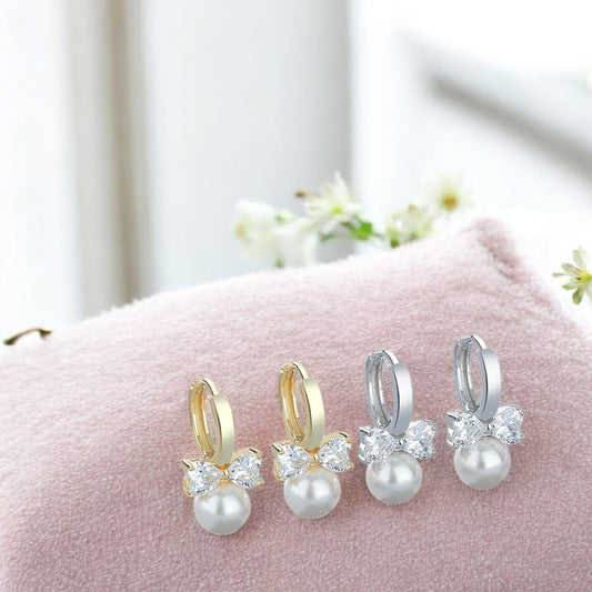 Pearls and Zircon Magic Huggies