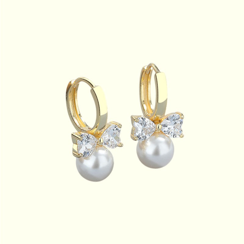 Pearls and Zircon Magic Huggies Gold 1