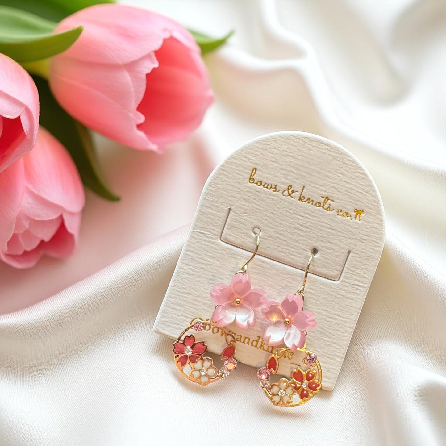 Petal Loop Earrings 2