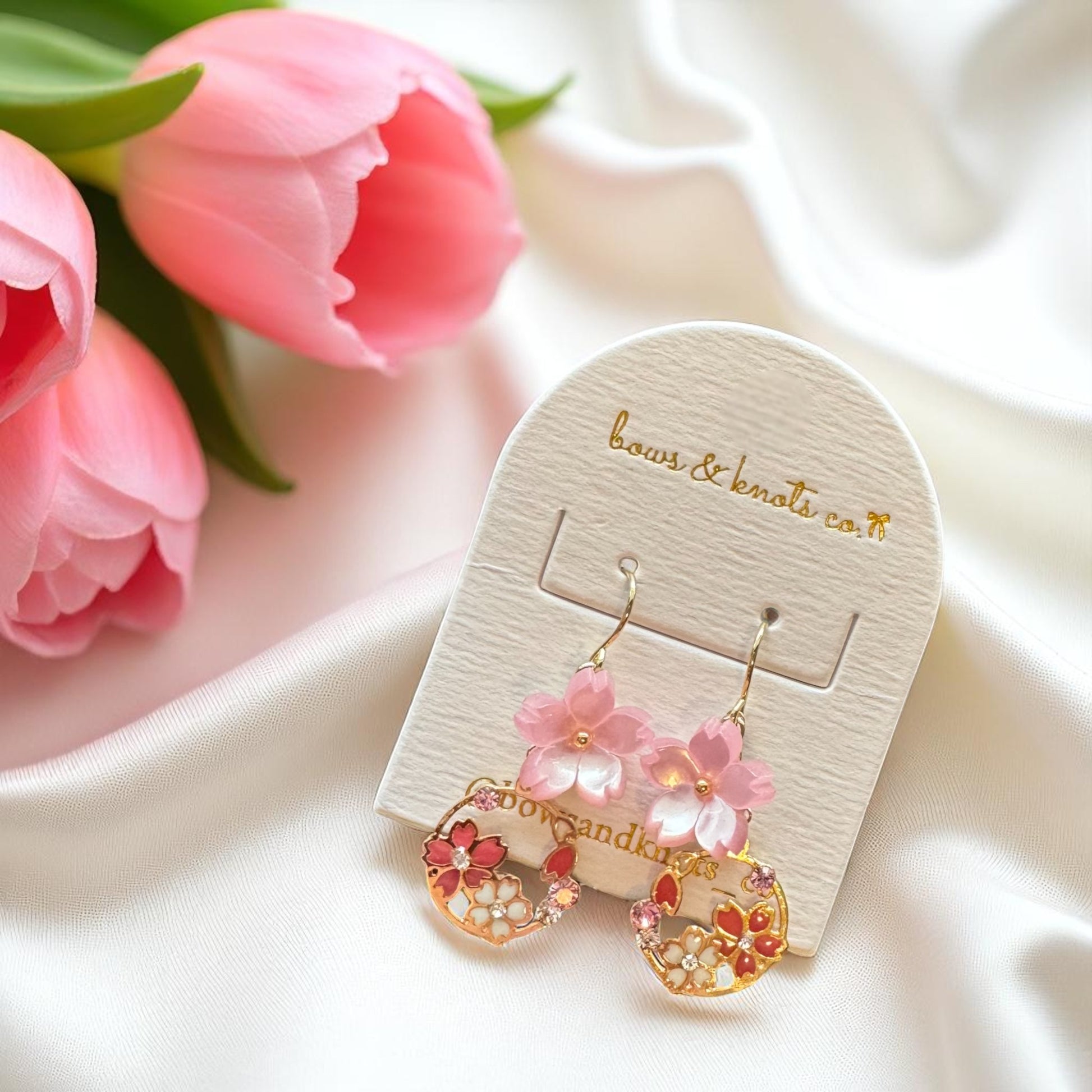 Petal Loop Earrings 2