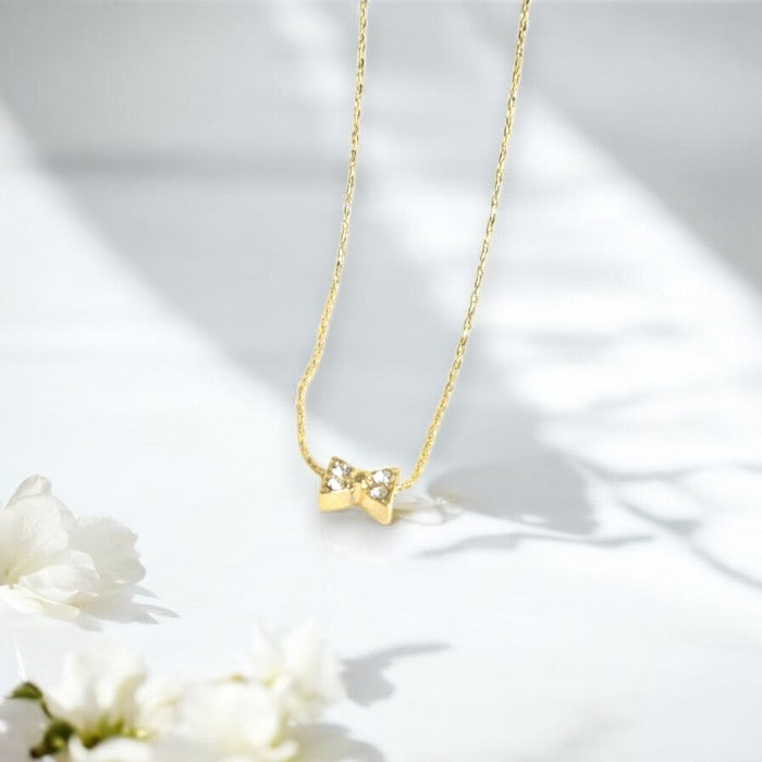 Petite Bow Necklace 4