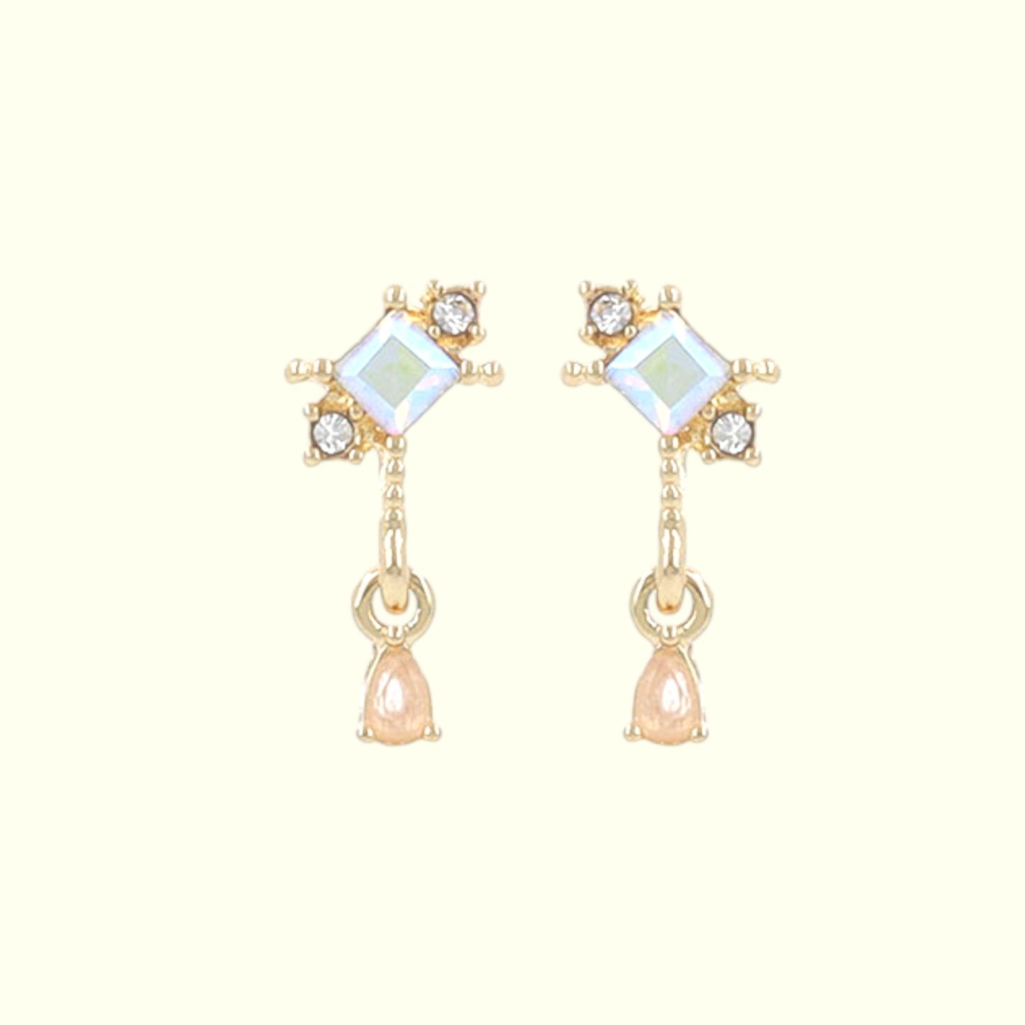 Petite Drop Earrings Gold 3