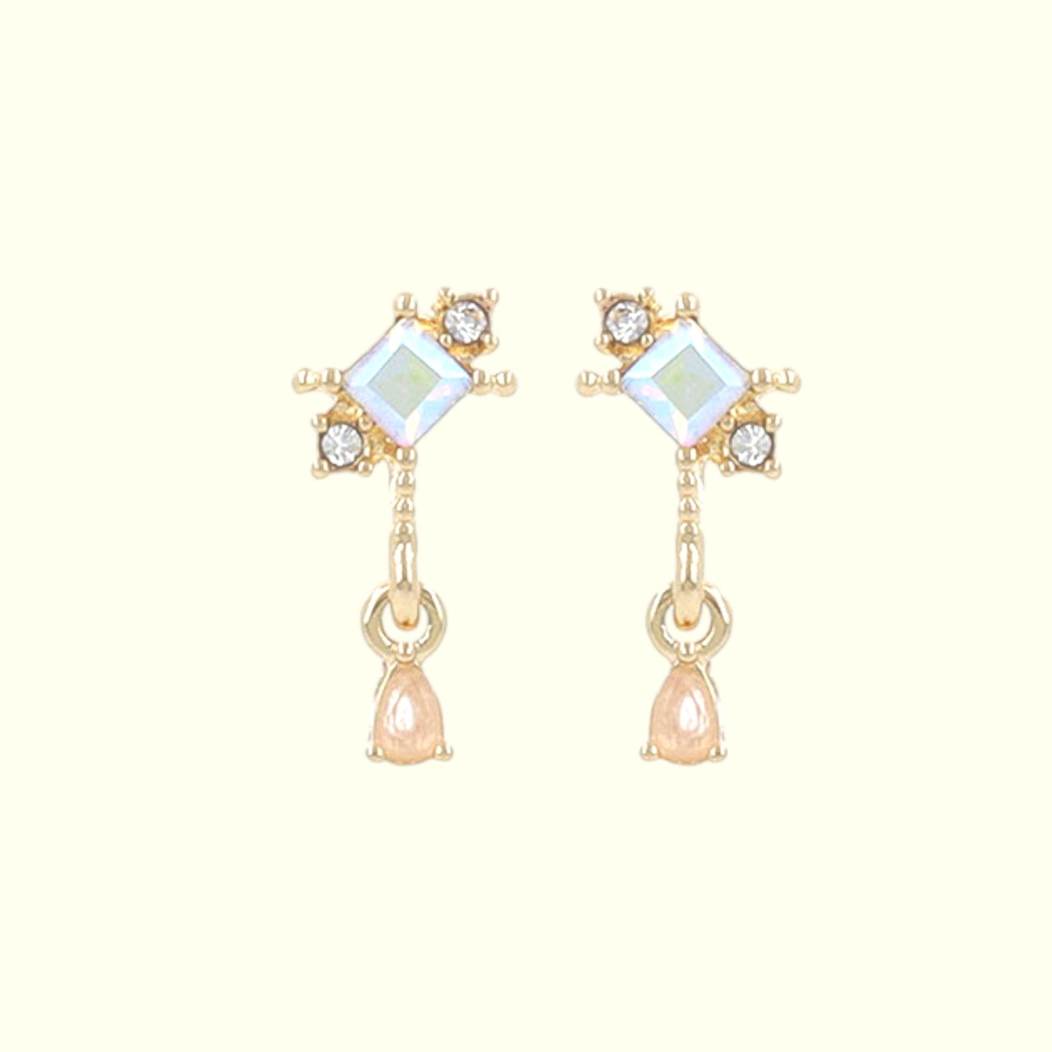 Petite Drop Earrings Gold 3