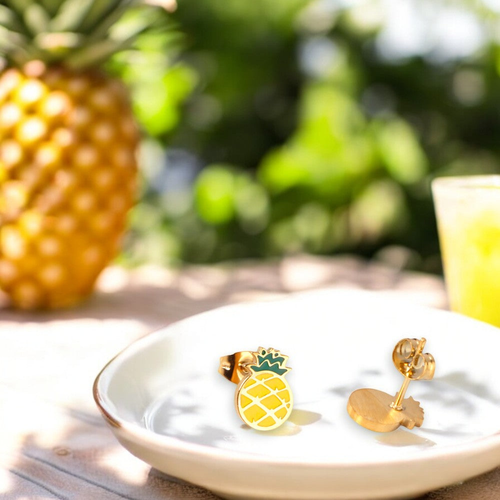 Pineapple Bliss Stud Earrings 3