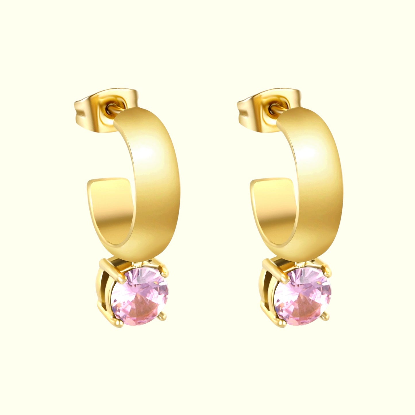 Pink Whispers Hoops 4