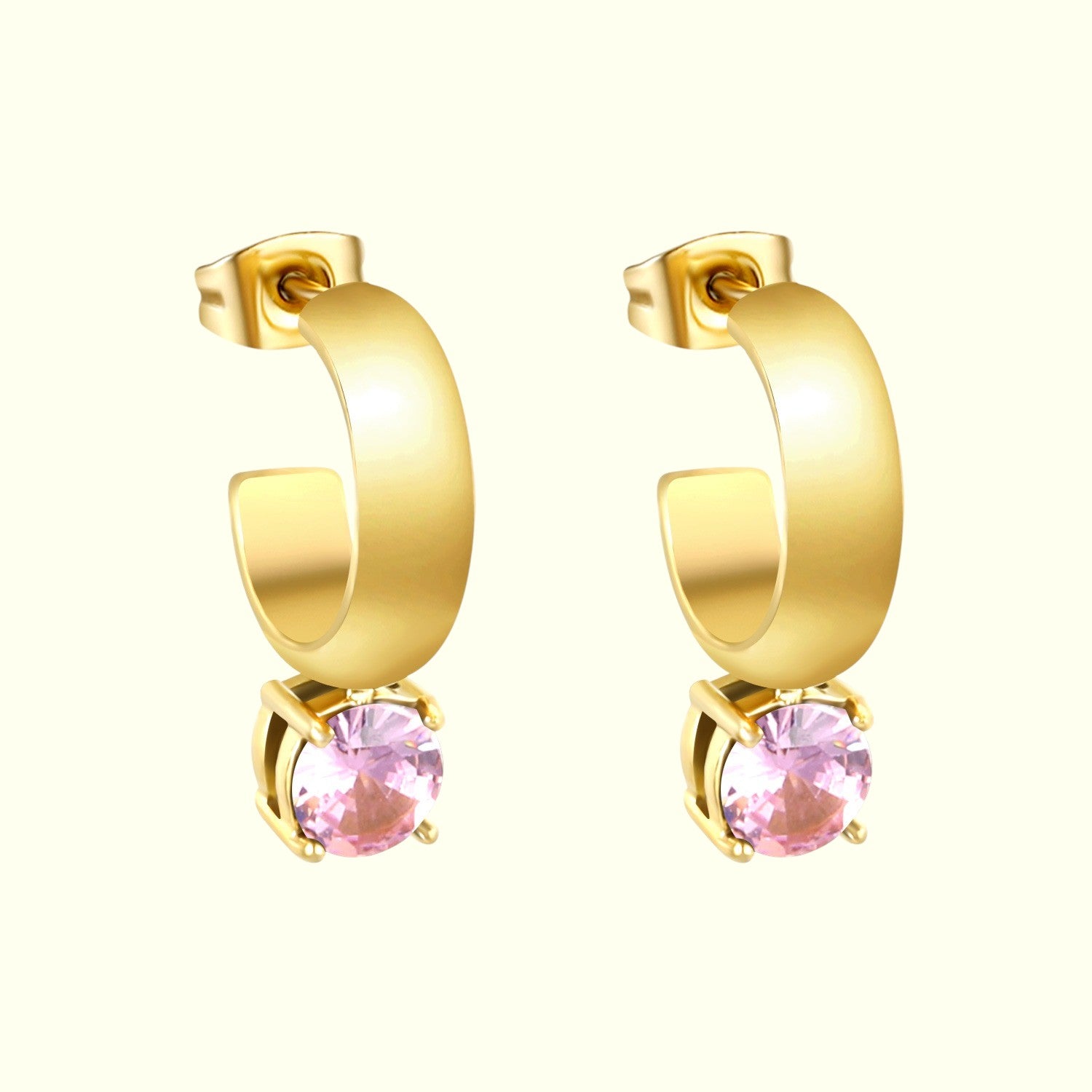 Pink Whispers Hoops 4