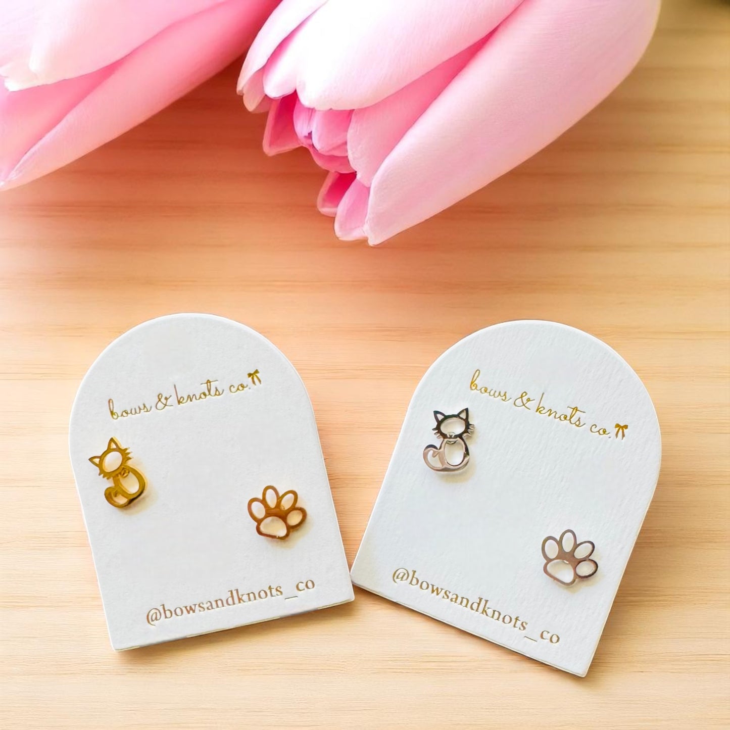 Purrfect Pair Studs 1