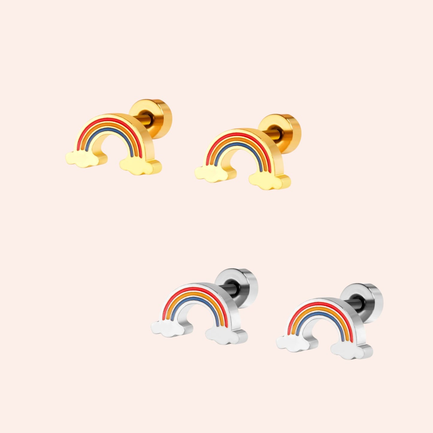 Rainbow Dreams Stud Earrings