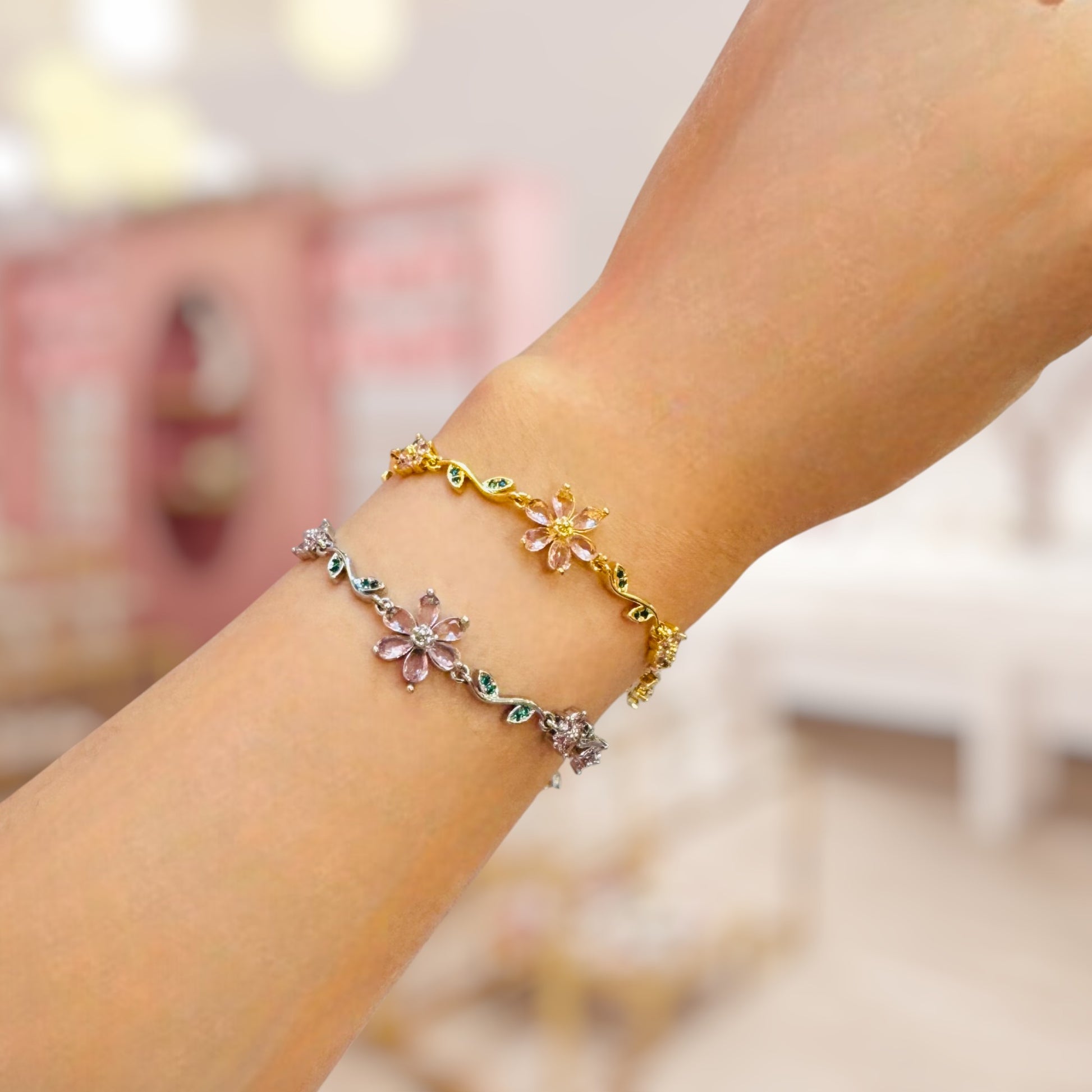 Rosé Garden Charm Bracelet 3