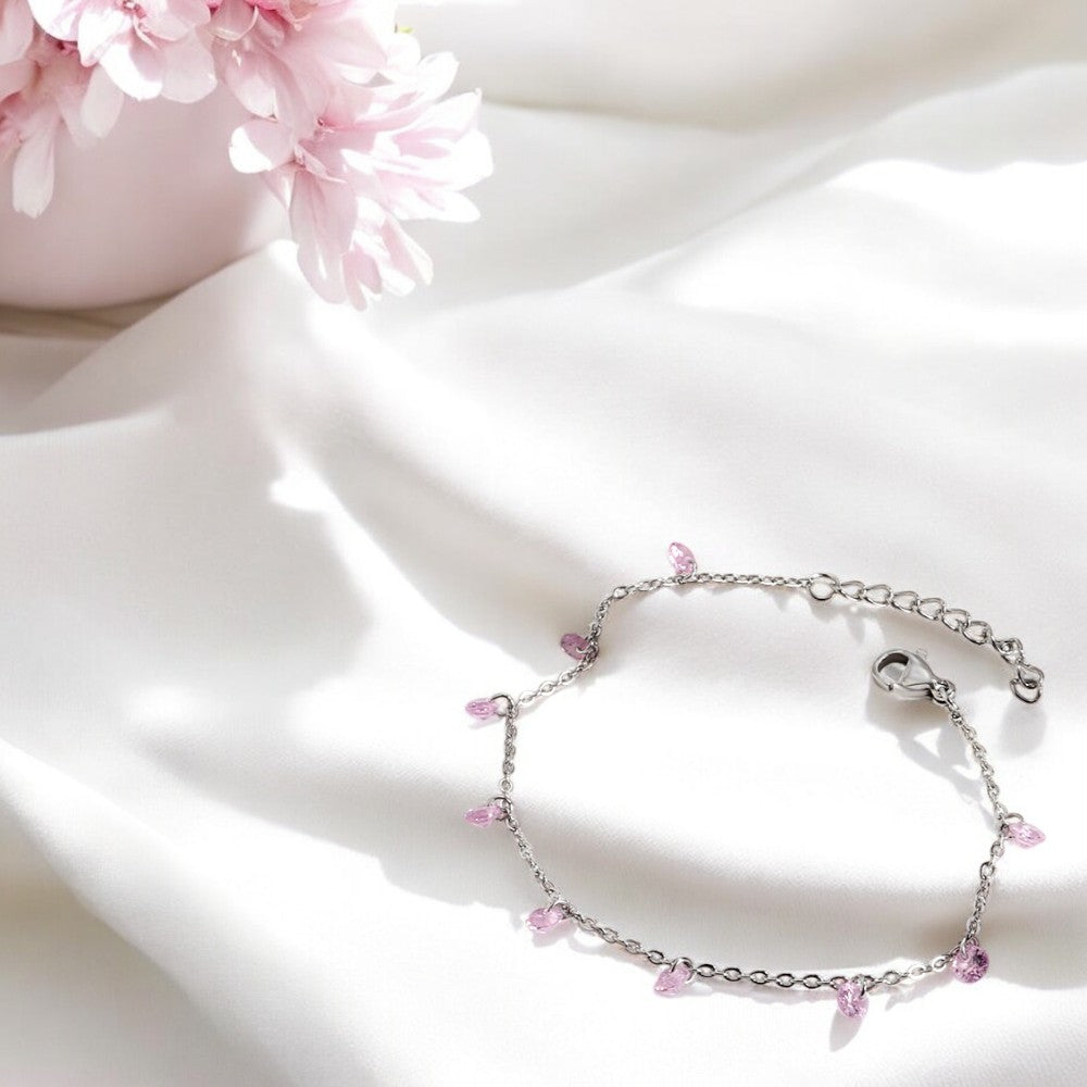 Rose Radiance Bracelet Silver 3