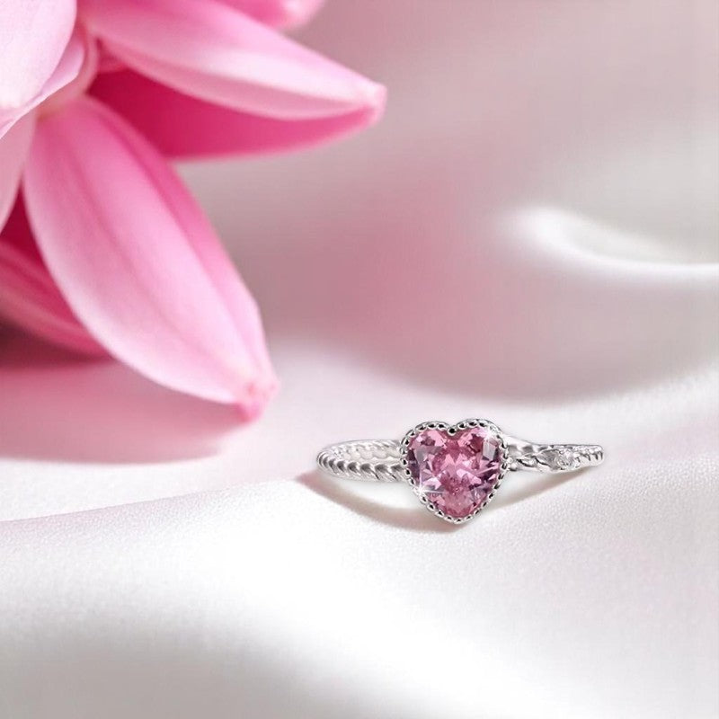 Rosy Love Band Ring 1