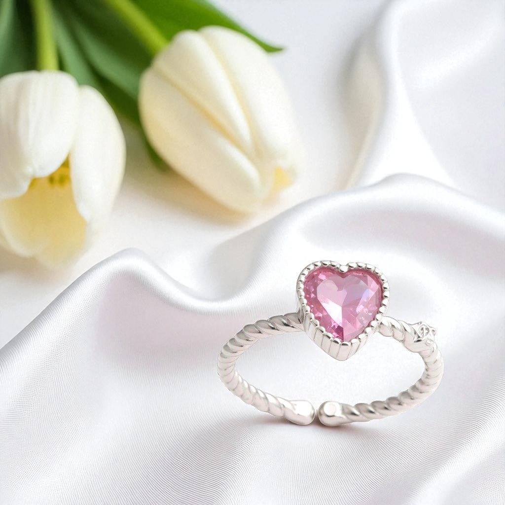 Rosy Love Band Ring 4