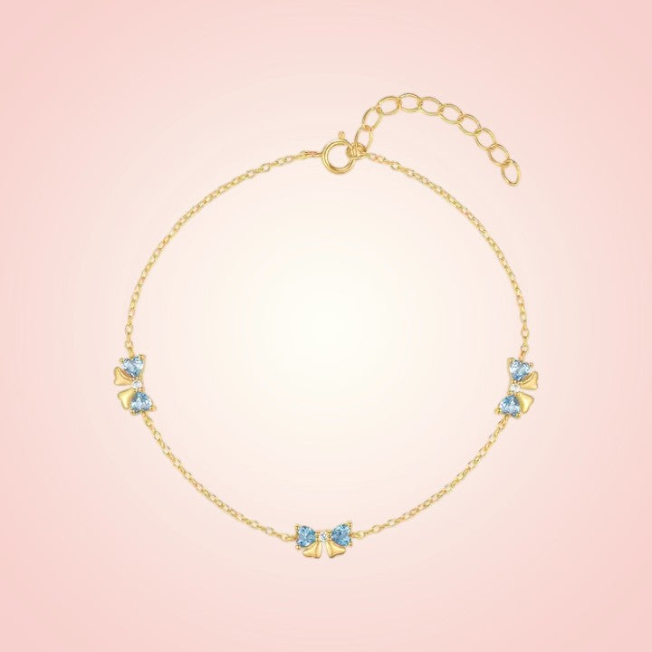 Sapphire Bow Bracelet 1