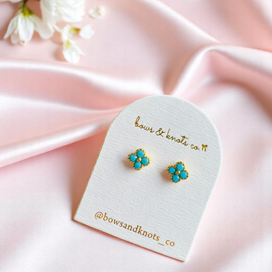 Serenade in Blue Stud Earrings 4