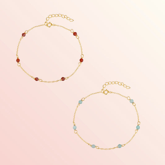 Serene Agate Beads Bracelet