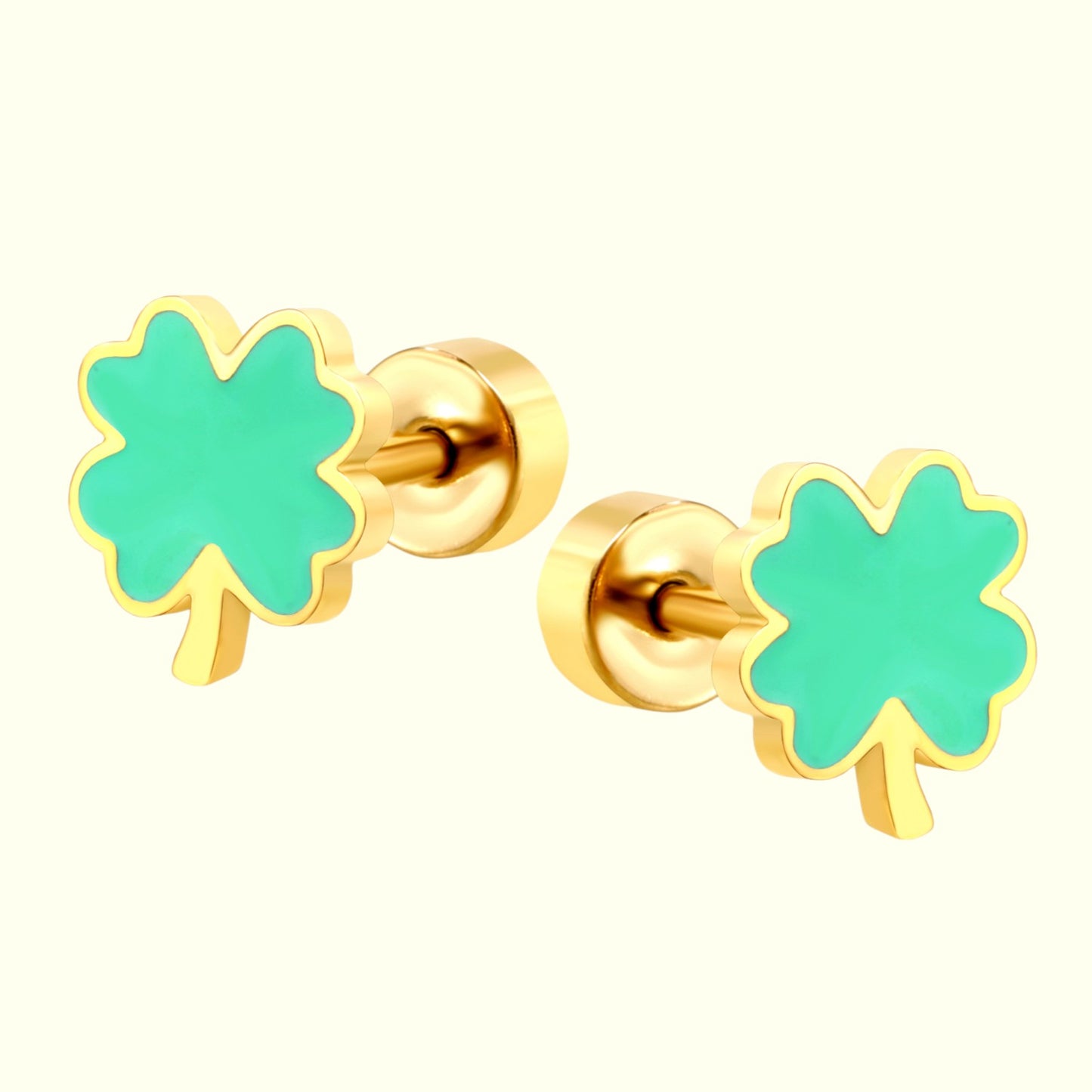 Shamrock Sweetness Stud Earrings 1