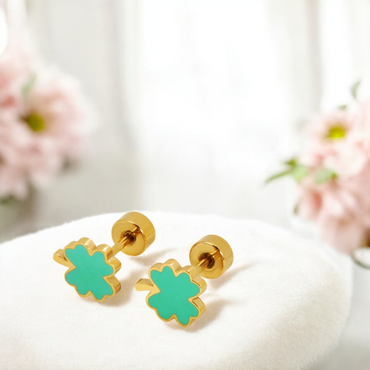 Shamrock Sweetness Stud Earrings 3