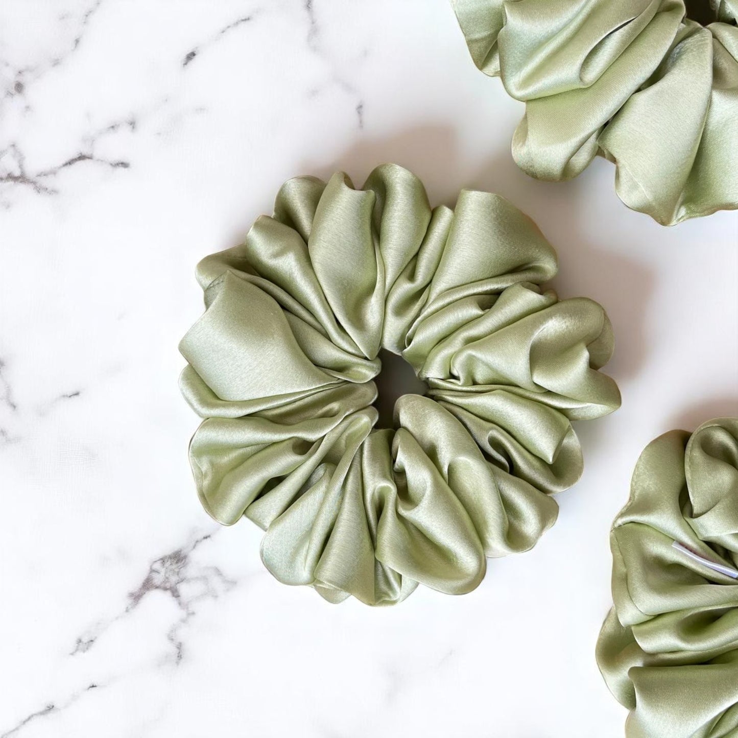Signature Silk Puff Scrunchie 2