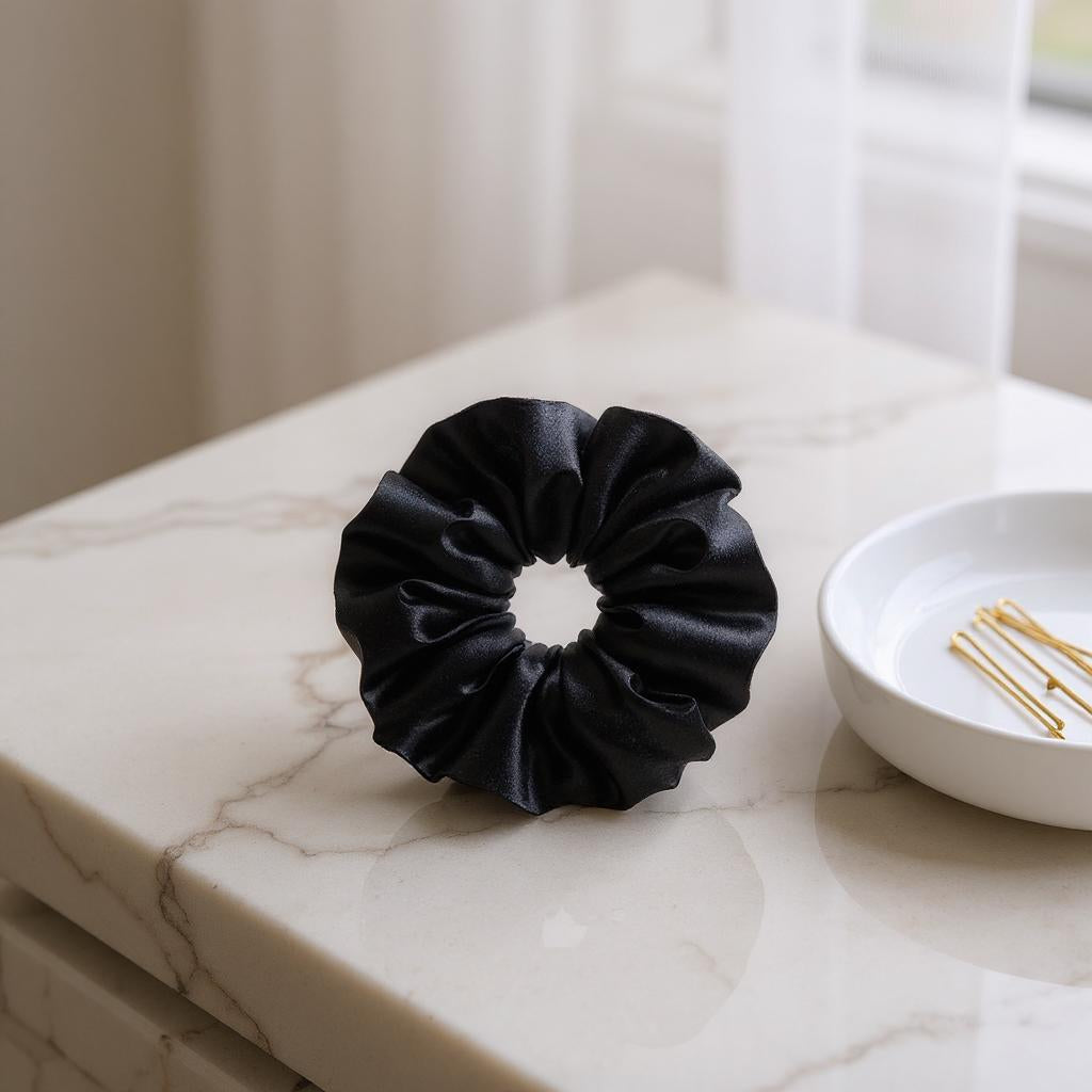 Signature Silk Puff Scrunchie 22