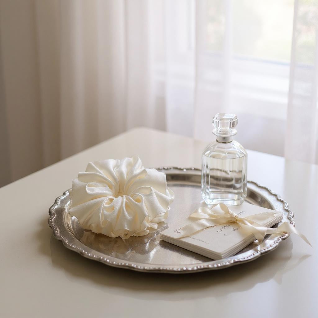 Signature Silk Puff Scrunchie 27