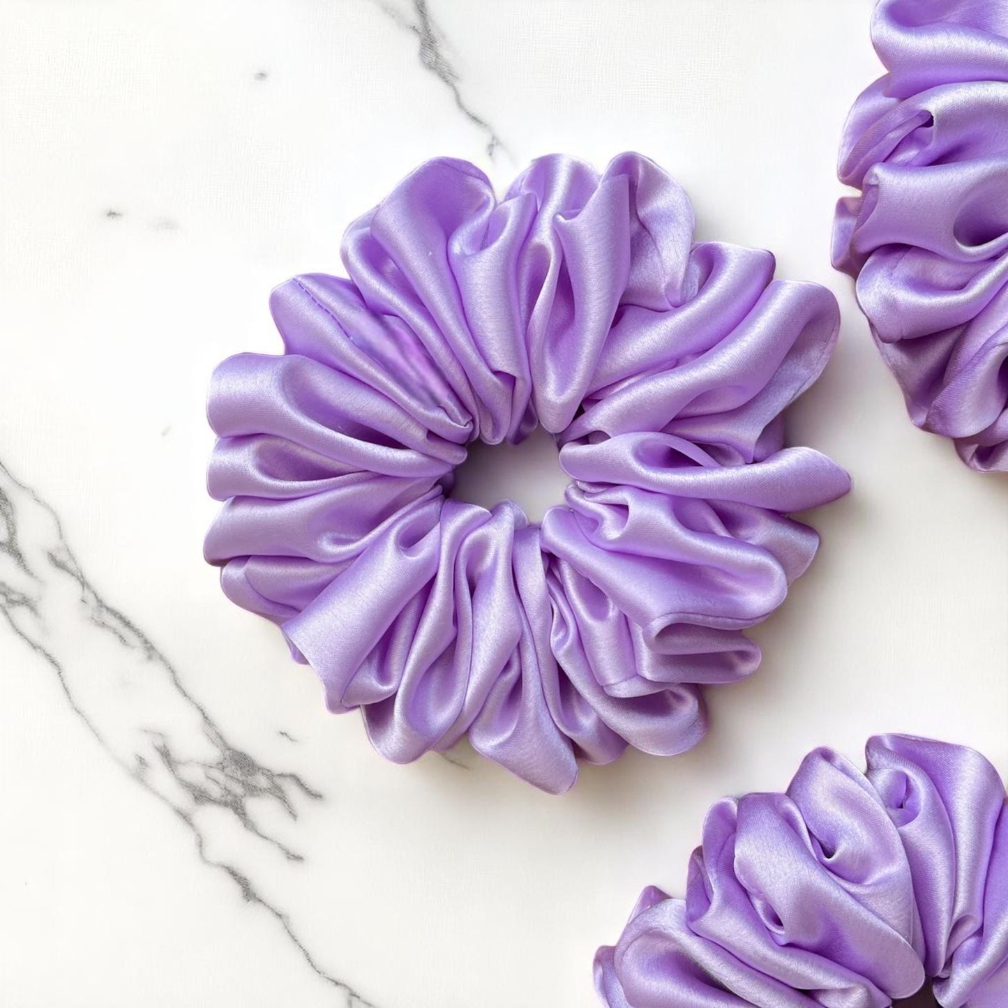 Signature Silk Puff Scrunchie 6