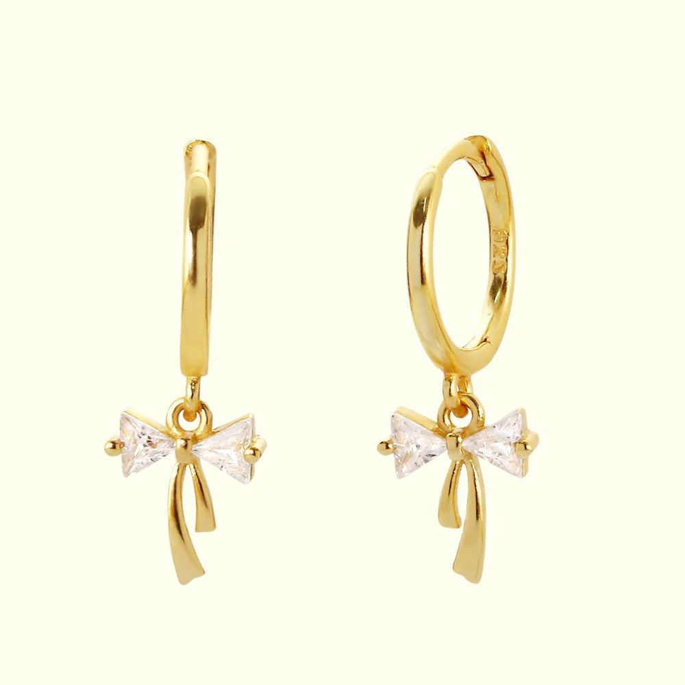 Simplicity Bowknot Hoops 3