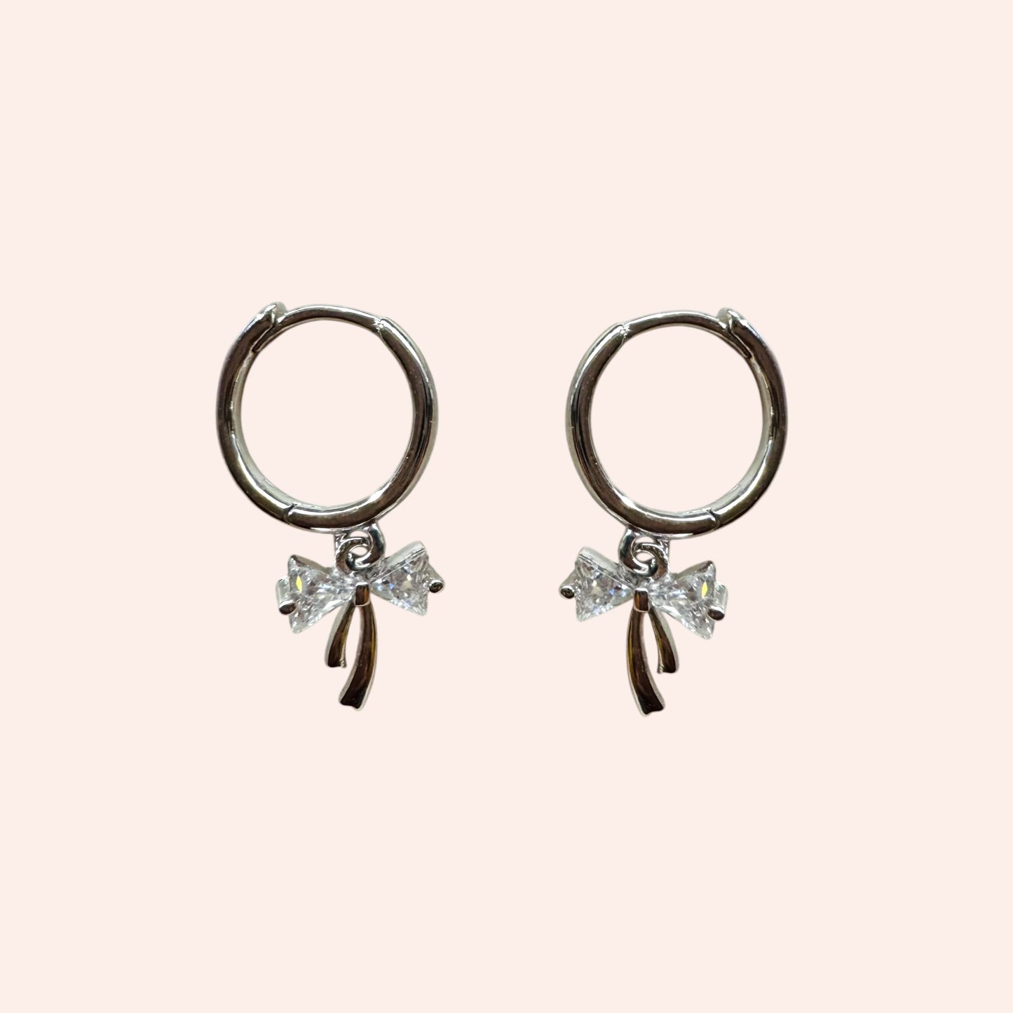Simplicity Bowknot Hoops 5