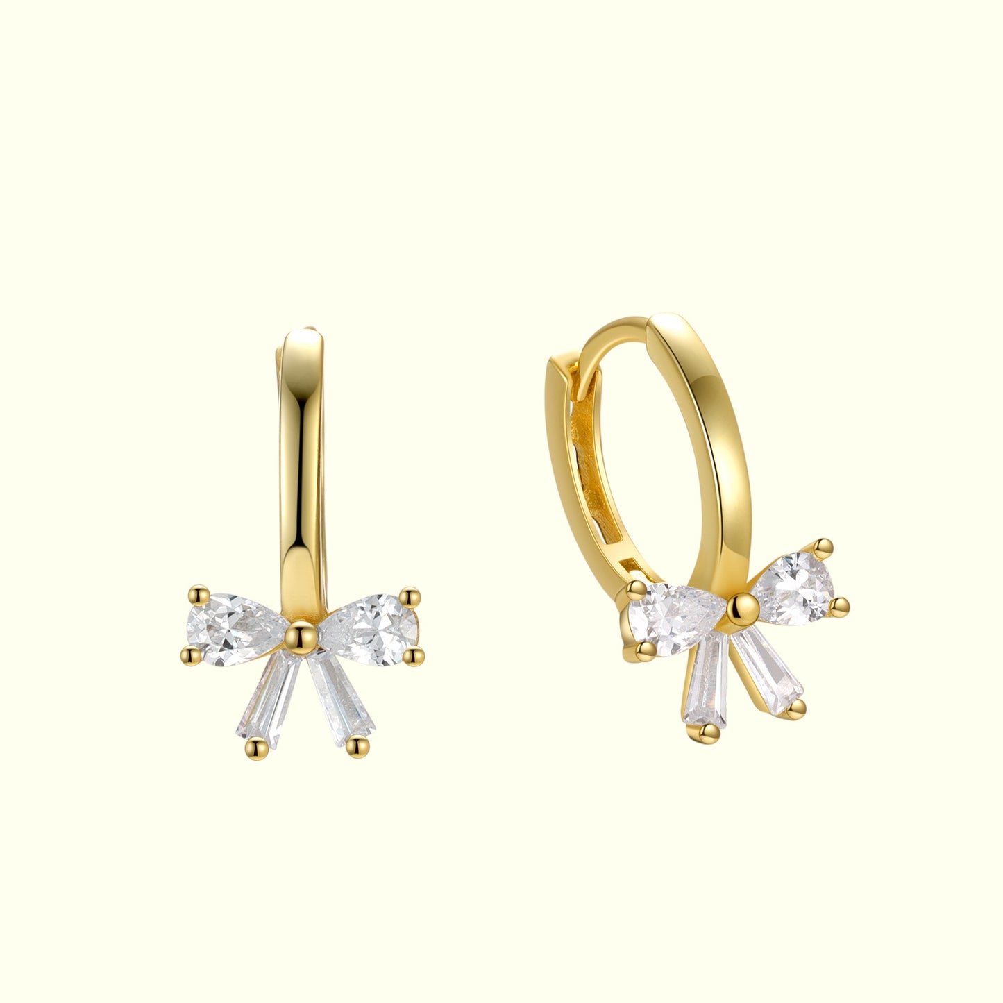 Sparkling Perfection Bowknot Huggies Gold 1