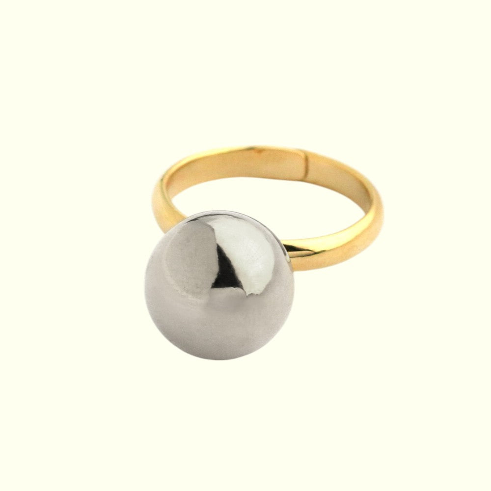 Sphere Accent Ring Mixed Color 1